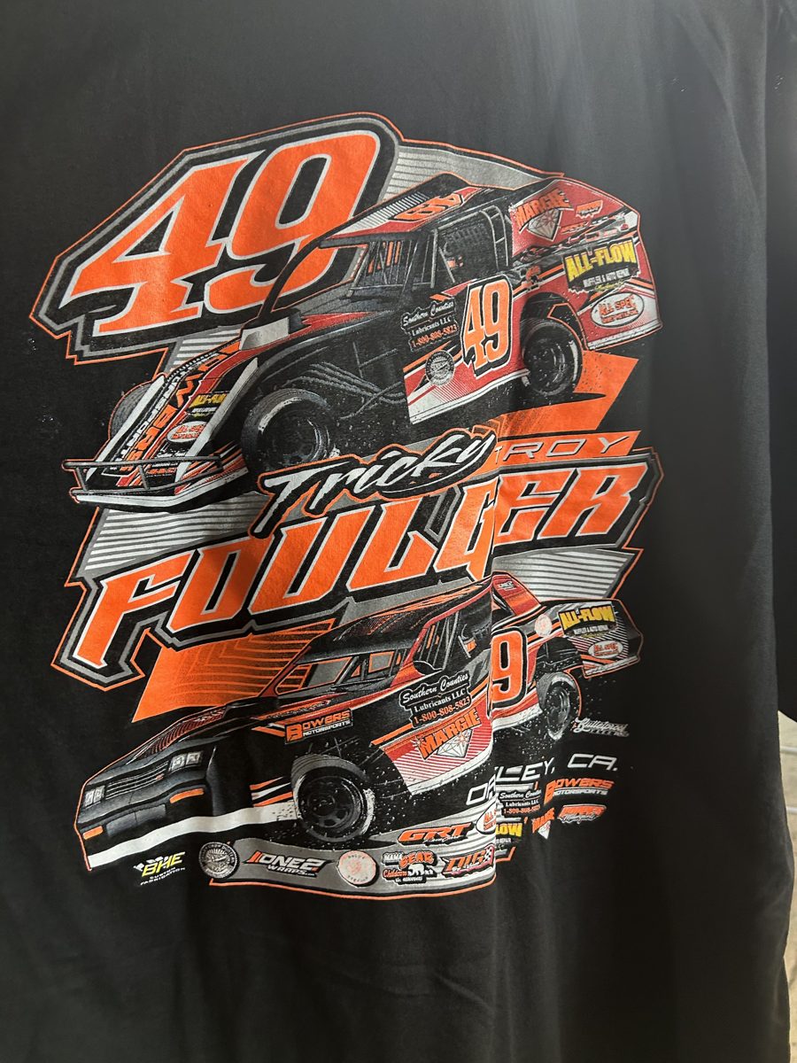 Tricky Troy Foulger #49 team t-shirt, back print